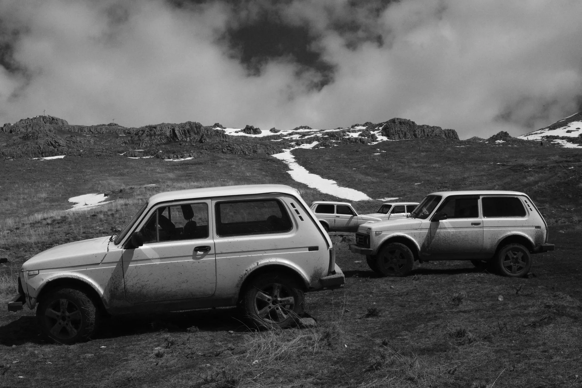 Somewhere on the mountains